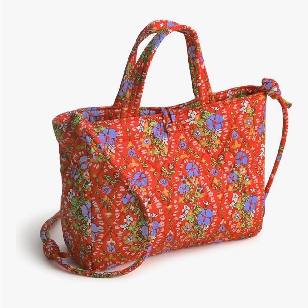 ✨Like New!✨ Vera Bradley Premium Cotton Mini Hathaway Tote, Garden Paisley